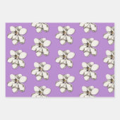 Southern Magnolia Flowers Pattered Wrapping Paper (Voorkant 3)