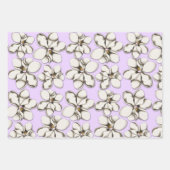 Southern Magnolia Flowers Pattered Wrapping Paper (Voorkant 2)