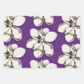 Southern Magnolia Flowers Pattered Wrapping Paper (Voorkant)