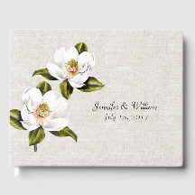 Southern Magnolias Wedding Guest Book