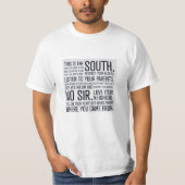 Southern Manifesto T Shirt (Voorkant)