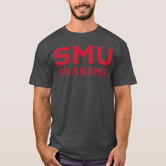Southern Methodist Smu Mustangs Grandma girl T-shirt (Voorkant)