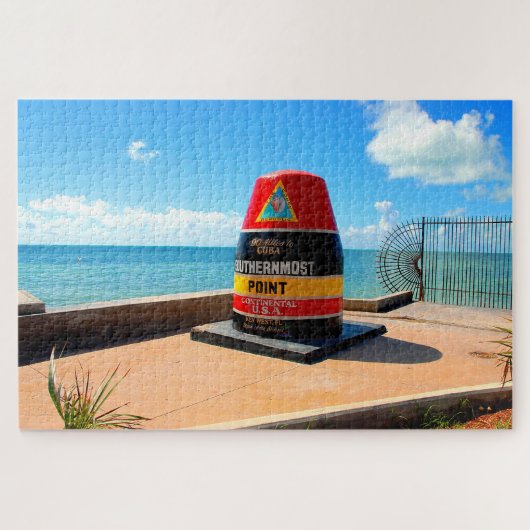 Southern most point Key West, Florida Legpuzzel (Horizontaal)