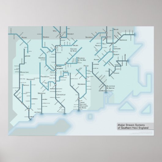 Southern New England Streams 18 x 24 Poster (Voorkant)