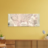 Southern Pacific Company Canvas Afdruk (Insitu (Woonkamer))