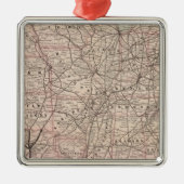 Southern Pacific Company Metalen Ornament (Voorkant)