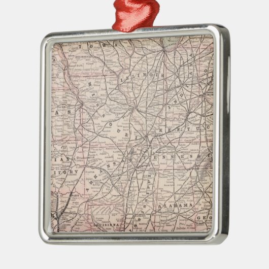 Southern Pacific Company Metalen Ornament (Links)