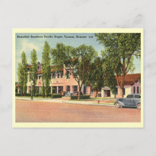Southern Pacific Depot, Tucson, AZ  Briefkaart