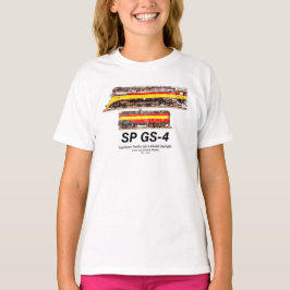 Southern Pacific GS-4 Daylight Steam Locomotive T-shirt