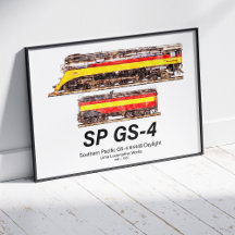 Southern Pacific GS-4 Daylight Stoomlocomotief