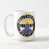 Southern Pacific Lines 15 oz Koffie Mok (Links)