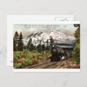 Southern Pacific Mt. Shasta 1912 Briefkaart (Voorkant / Achterkant)