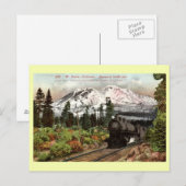 Southern Pacific Mt. Shasta 1912  Briefkaart (Voorkant / Achterkant)