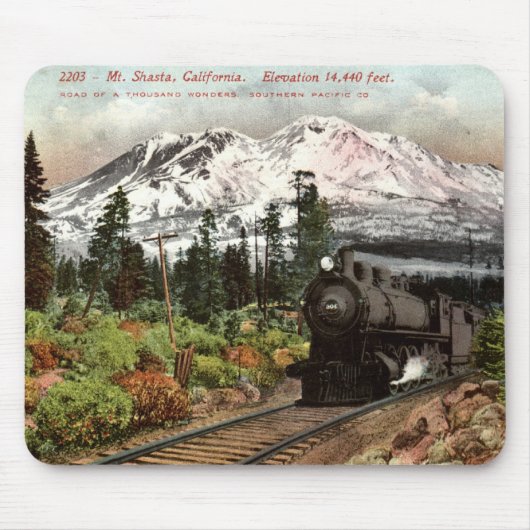Southern Pacific Mt. Shasta 1912  Muismat (Voorkant)