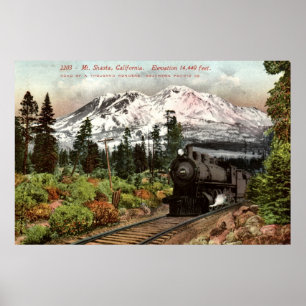 Southern Pacific Mt. Shasta 1912  Poster