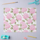 Southern Pink Hydrangea Tissue Paper Tissuepapier (Craft)