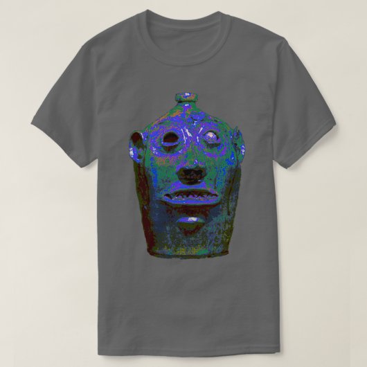 Southern Pottery Stoneware Face Jug T-shirt (Design voorkant)