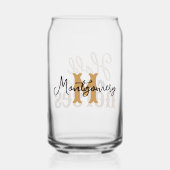 Southern Quote Houd Uw Paarden Stijlvol Tan Blikvorm Glas (Achterkant)