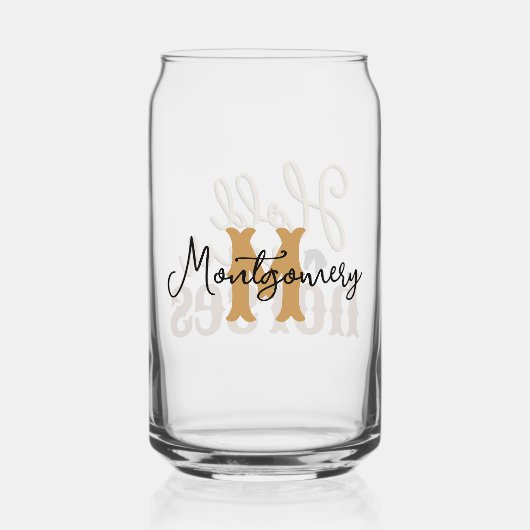 Southern Quote Houd Uw Paarden Stijlvol Tan Blikvorm Glas (Achterkant)