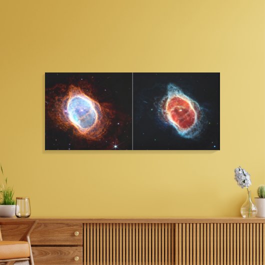Southern Ring Nebula Canvas Afdruk (Insitu (Woonkamer))