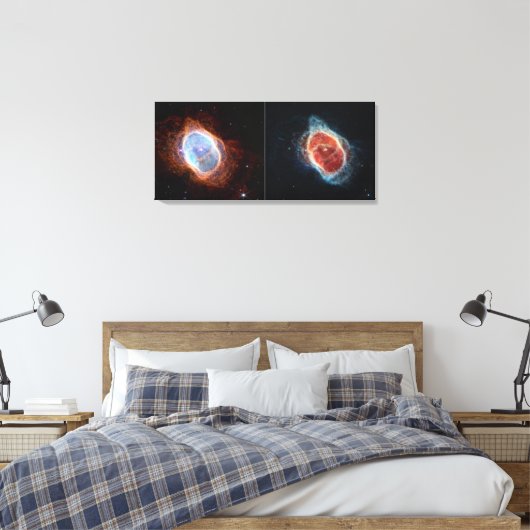 Southern Ring Nebula Canvas Afdruk (Insitu (Slaapkamer))
