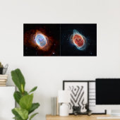 Southern Ring Nebula Poster (Thuiskantoor)