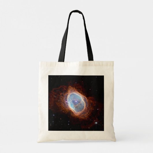 Southern Ring Nebula, Space NASA James Webb Tote Bag (Achterkant)