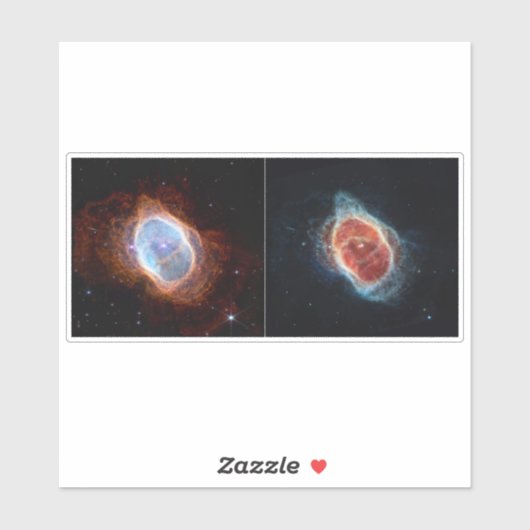 Southern Ring Nebula Sticker (Vel)