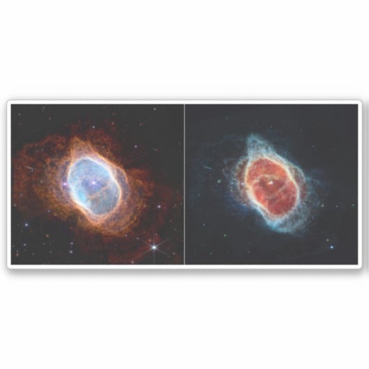 Southern Ring Nebula Sticker (Voorkant)