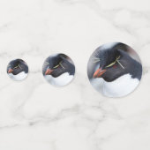 Southern Rockhopper Penguin Confetti (Achterkanten)
