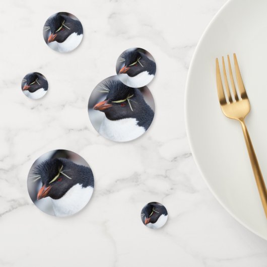 Southern Rockhopper Penguin Confetti (Groep)