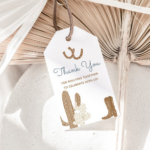 Southern Rodeo Cowboy Birthday Cadeaulabel