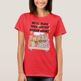 Southern Sass Pink Truck & Herfst Harvest T-shirt