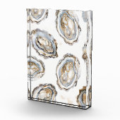 Southern Seafood Oyster Coastal Decor Photo Block Fotoblokken (Rechts)