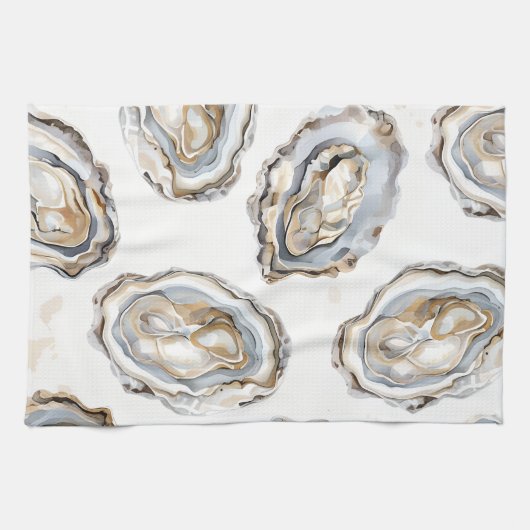Southern Seafood Oyster Keuken Handdoek (Horizontaal)