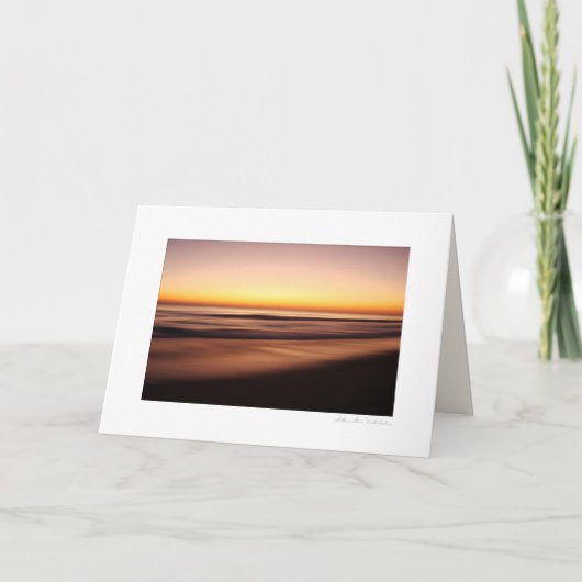 Southern Shores Daybreak Frameable Foto Kaart (Voorkant)