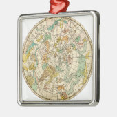 Southern Sky Star Chart and Constellations Map Metalen Ornament (Links)