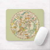 Southern Sky Star Chart and Constellations Map Muismat (Met muis)
