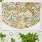 Southern Sky Star Chart and Constellations Map Theedoek (Gevouwen)