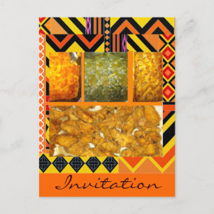 Southern Soul Food, Southern Soul Food, Kip,... Uitnodiging Briefkaart