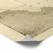 Southern States 1861 Map Print (Hoek)