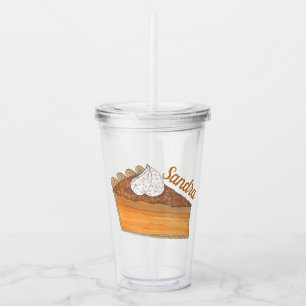 Southern Sweet Potato Pie Slice Soul Food Foodie Acryl Drinkbeker
