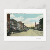 Southern Uitzicht Down Main Street Briefkaart (Voorkant)