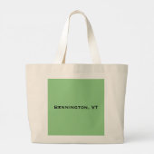 Southern Vermont College Mansion, Bennington Grote Tote Bag (Achterkant)