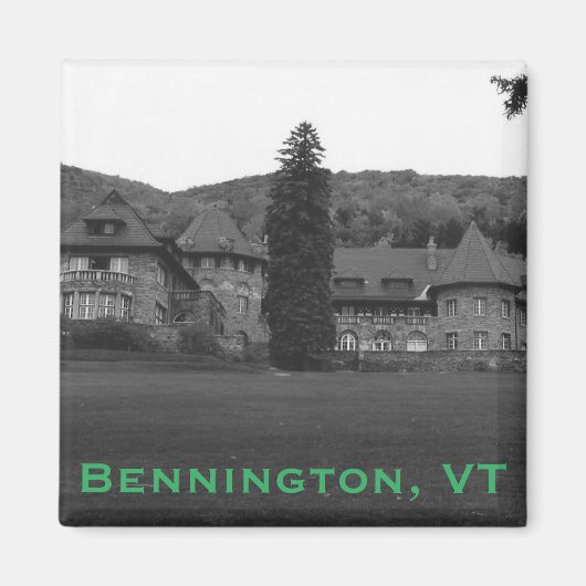 Southern Vermont College Mansion, Bennington Magneet (Voorkant)