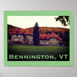 Southern Vermont College Mansion, Bennington Poster