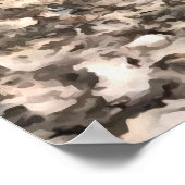 Southern White Admiral Blue Butterfly Painting Poster (Hoek)