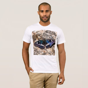 Southern White Admiral Blue Butterfly Painting T-shirt