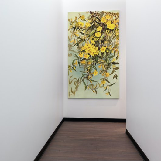 Southern Wildflower Carolina Jasmine Art Poster