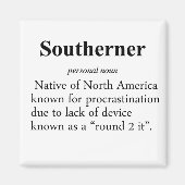 Southerner Definition Magneet (Voorkant)